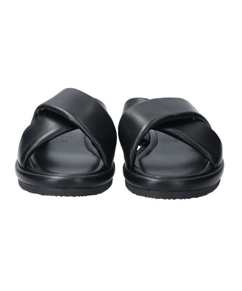 INTER-CHAUSSURES / インター ショシュール サンダル | 【L'Artigiano del cuoio】クロスベルトフラットサンダル(E2202E) | 詳細1