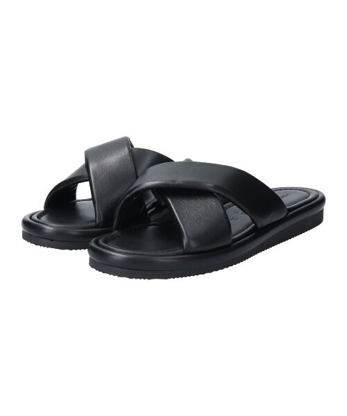 INTER-CHAUSSURES / インター ショシュール サンダル | 【L'Artigiano del cuoio】クロスベルトフラットサンダル(E2202E) | 詳細2