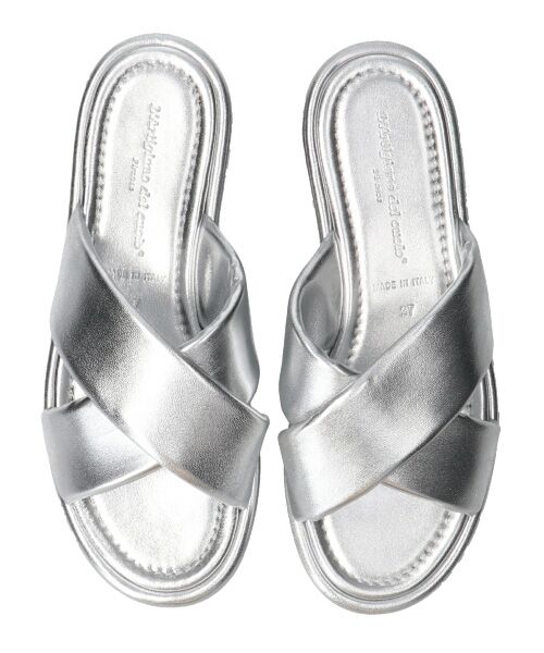 INTER-CHAUSSURES / インター ショシュール サンダル | 【L'Artigiano del cuoio】クロスベルトフラットサンダル(E2202E) | 詳細21