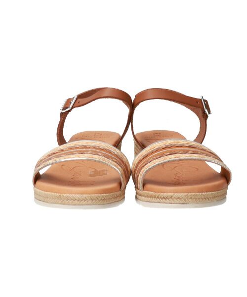INTER-CHAUSSURES / インター ショシュール サンダル | 【Oh my Sandals】異素材コンビアンクルストラップサンダル-(E2507E) | 詳細15