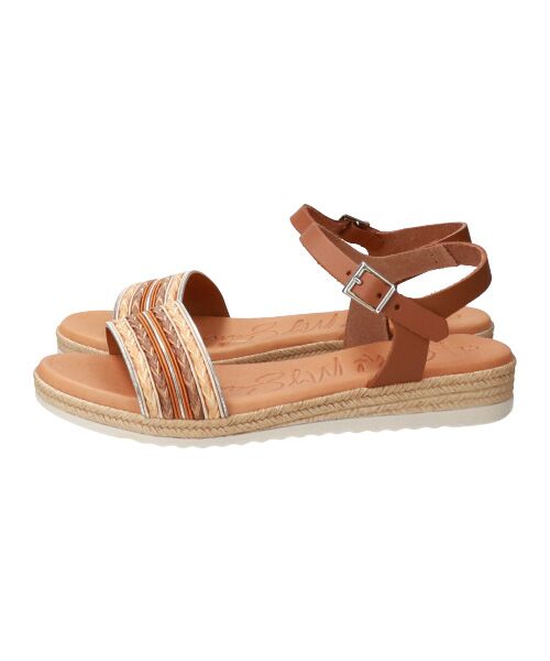 INTER-CHAUSSURES / インター ショシュール サンダル | 【Oh my Sandals】異素材コンビアンクルストラップサンダル-(E2507E) | 詳細17