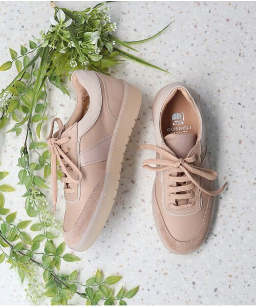 INTER-CHAUSSURES / インター ショシュール スニーカー | 【QUSHELI】ベーシックレザースニーカー-(E5020E) | 詳細18