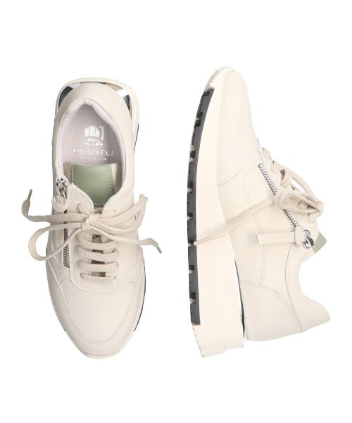 INTER-CHAUSSURES / インター ショシュール スニーカー | 【QUSHELI】アウトサイドジップレザースニーカー-(E5024E) | 詳細8