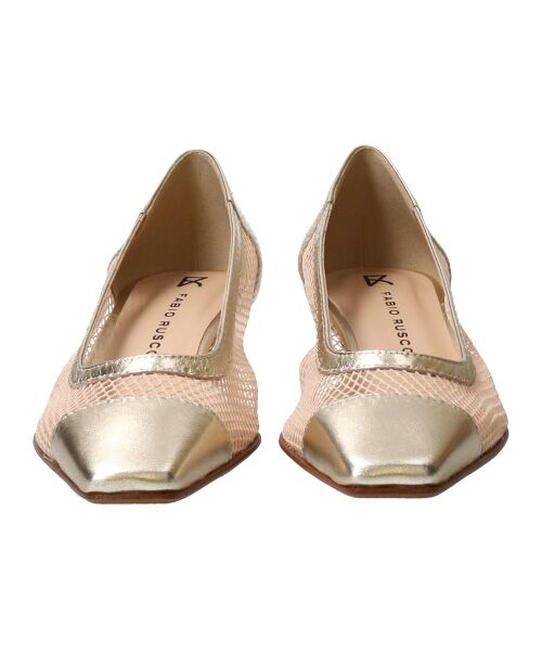 INTER-CHAUSSURES / インター ショシュール パンプス | 【FABIO RUSCONI】スクエアトウメッシュパンプス-(F1002F) | 詳細8