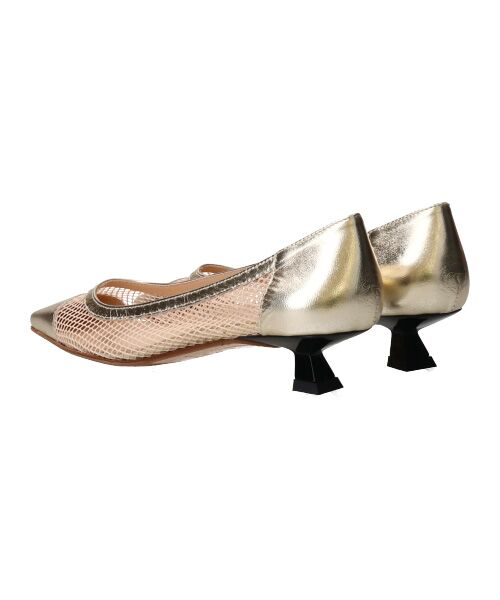 INTER-CHAUSSURES / インター ショシュール パンプス | 【FABIO RUSCONI】スクエアトウメッシュパンプス-(F1002F) | 詳細11
