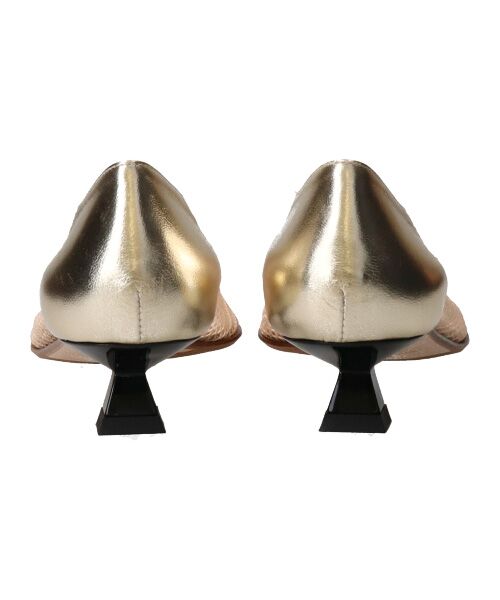 INTER-CHAUSSURES / インター ショシュール パンプス | 【FABIO RUSCONI】スクエアトウメッシュパンプス-(F1002F) | 詳細12