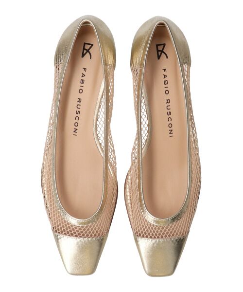 INTER-CHAUSSURES / インター ショシュール パンプス | 【FABIO RUSCONI】スクエアトウメッシュパンプス-(F1002F) | 詳細15