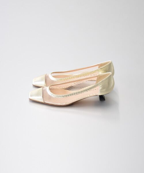 INTER-CHAUSSURES / インター ショシュール パンプス | 【FABIO RUSCONI】スクエアトウメッシュパンプス-(F1002F) | 詳細16