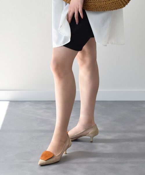 INTER-CHAUSSURES / インター ショシュール パンプス | 【FABIO RUSCONI】ポインテッドトウチュールパンプス-(F1005F) | 詳細7