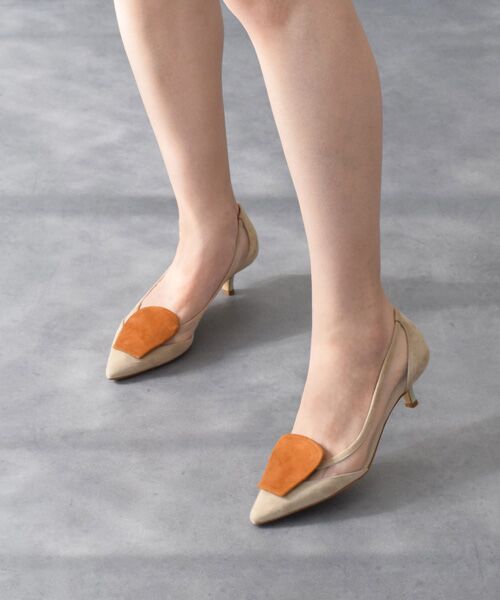 INTER-CHAUSSURES / インター ショシュール パンプス | 【FABIO RUSCONI】ポインテッドトウチュールパンプス-(F1005F) | 詳細8