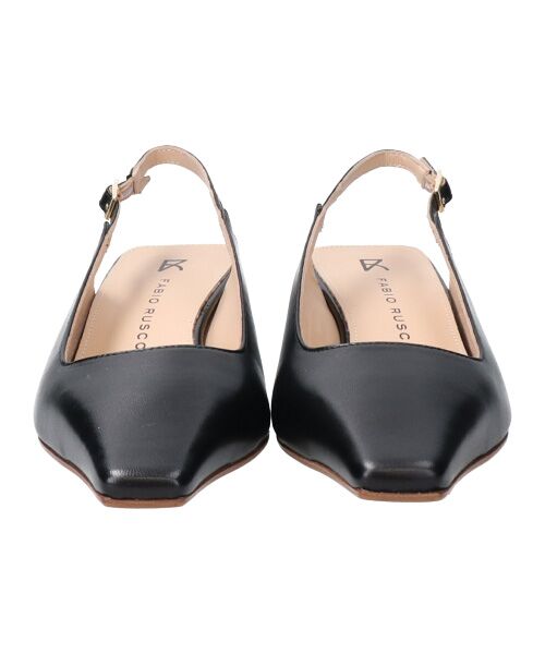 INTER-CHAUSSURES / インター ショシュール パンプス | 【FABIO RUSCONI】スリムスクエアトウバックバンドパンプス-(F1304F) | 詳細1