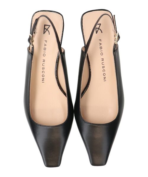 INTER-CHAUSSURES / インター ショシュール パンプス | 【FABIO RUSCONI】スリムスクエアトウバックバンドパンプス-(F1304F) | 詳細6