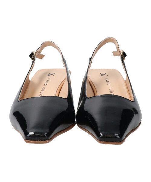 INTER-CHAUSSURES / インター ショシュール パンプス | 【FABIO RUSCONI】スリムスクエアトウバックバンドパンプス-(F1304F) | 詳細10