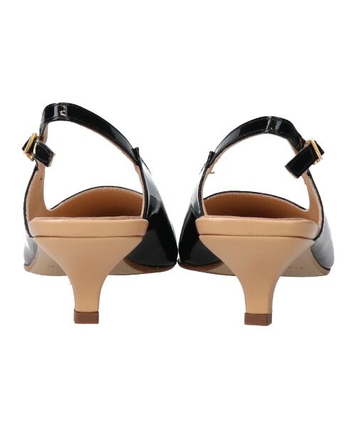 INTER-CHAUSSURES / インター ショシュール パンプス | 【FABIO RUSCONI】スリムスクエアトウバックバンドパンプス-(F1304F) | 詳細14