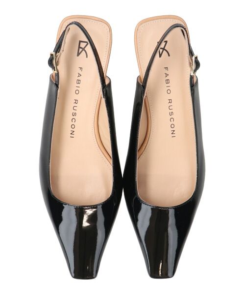 INTER-CHAUSSURES / インター ショシュール パンプス | 【FABIO RUSCONI】スリムスクエアトウバックバンドパンプス-(F1304F) | 詳細15