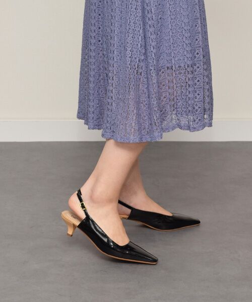 INTER-CHAUSSURES/インター ショシュール 【FABIO RUSCONI】スリムスクエアトウバックバンドパンプス-(F1304F) ブラックコンビ 38 INTER-CHAUSSURES/インター ショシュール 【FABIO RUSCONI】スリムスクエアトウバックバンドパンプス-(F1304F) ブラックコンビ 38