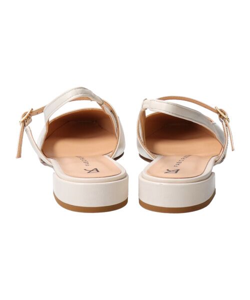 INTER-CHAUSSURES / インター ショシュール パンプス | 【FABIO RUSCONI】スクエアトウワンストラップバックバンド-(F1313F) | 詳細5