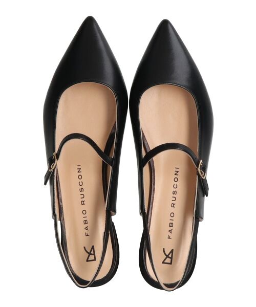 INTER-CHAUSSURES / インター ショシュール パンプス | 【FABIO RUSCONI】ポインテッドワンストラップバックバンド-(F1314F) | 詳細6