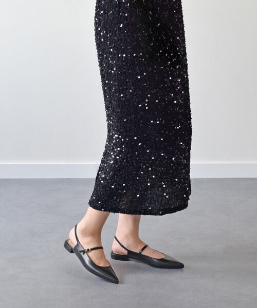 INTER-CHAUSSURES / インター ショシュール パンプス | 【FABIO RUSCONI】ポインテッドワンストラップバックバンド-(F1314F) | 詳細9