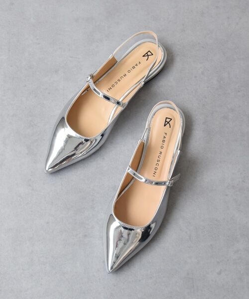 INTER-CHAUSSURES / インター ショシュール パンプス | 【FABIO RUSCONI】ポインテッドワンストラップバックバンド-(F1314F) | 詳細19