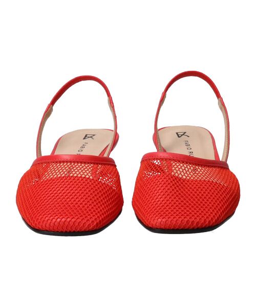 INTER-CHAUSSURES / インター ショシュール パンプス | 【FABIO RUSCONI】スクエアトウネットバックバンドパンプス-(F1316F) | 詳細10