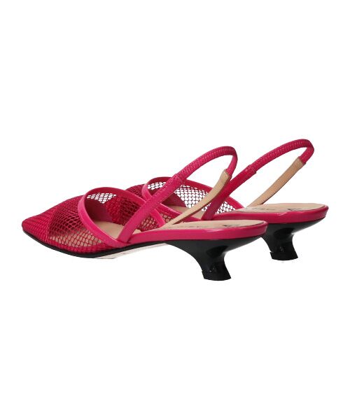 INTER-CHAUSSURES / インター ショシュール パンプス | 【FABIO RUSCONI】スクエアトウネットバックバンドパンプス-(F1316F) | 詳細24