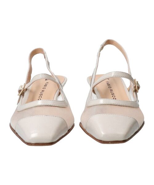 INTER-CHAUSSURES / インター ショシュール パンプス | 【FABIO RUSCONI】ワンストラップネットバックバンドパンプス-(F1318F) | 詳細11