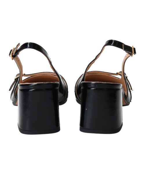 INTER-CHAUSSURES / インター ショシュール パンプス | 【FABIO RUSCONI】スクエアトウワンストラップバックバンド-(F1321F) | 詳細4