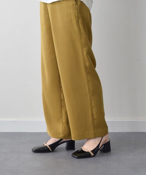 INTER-CHAUSSURES / インター ショシュール パンプス | 【FABIO RUSCONI】スクエアトウワンストラップバックバンド-(F1321F) | 詳細14