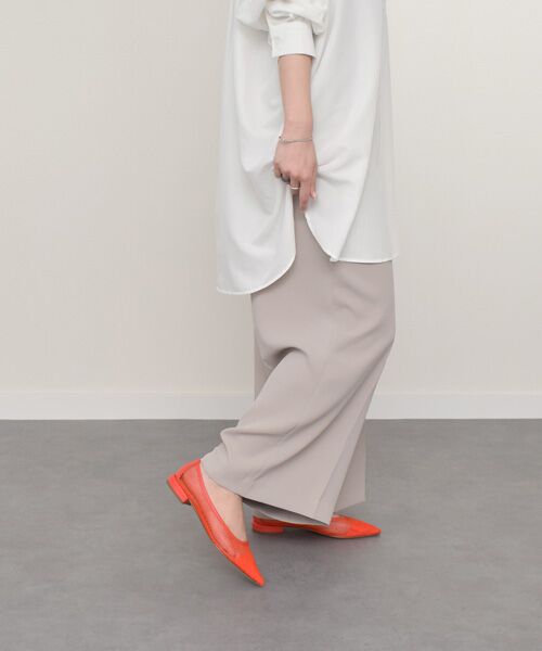 INTER-CHAUSSURES / インター ショシュール パンプス | 【FABIO RUSCONI】ポインテッドトウローヒールネットパンプス-(F1504F) | 詳細8