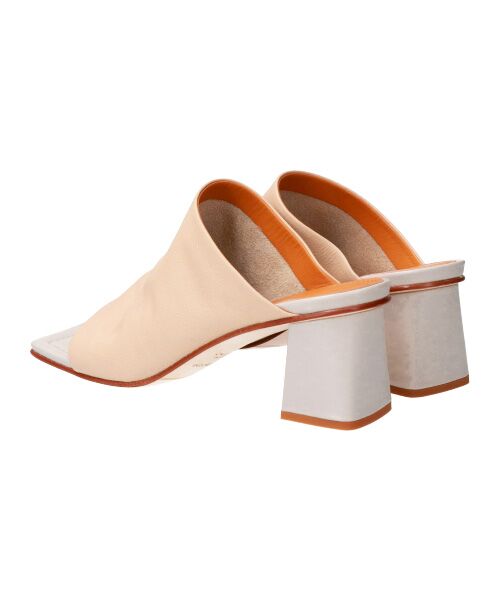 INTER-CHAUSSURES / インター ショシュール サンダル | 【FABIO RUSCONI】スクエアトウソフトレザーミュールサンダル-(F2006F) | 詳細23