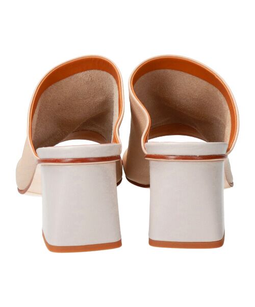 INTER-CHAUSSURES / インター ショシュール サンダル | 【FABIO RUSCONI】スクエアトウソフトレザーミュールサンダル-(F2006F) | 詳細24