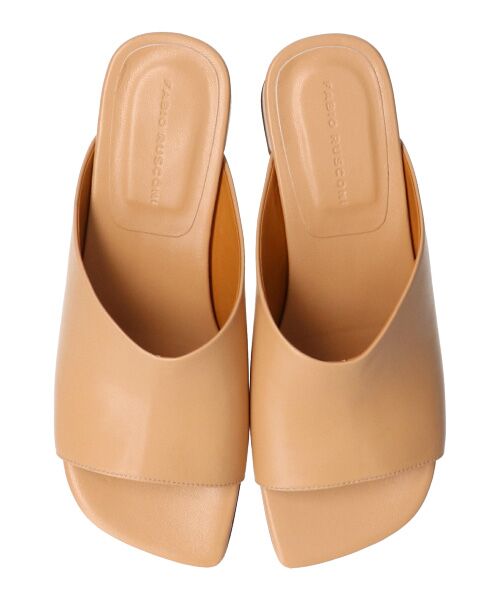 INTER-CHAUSSURES / インター ショシュール サンダル | 【FABIO RUSCONI】チャンキーヒールミュールサンダル-(F2010F) | 詳細6