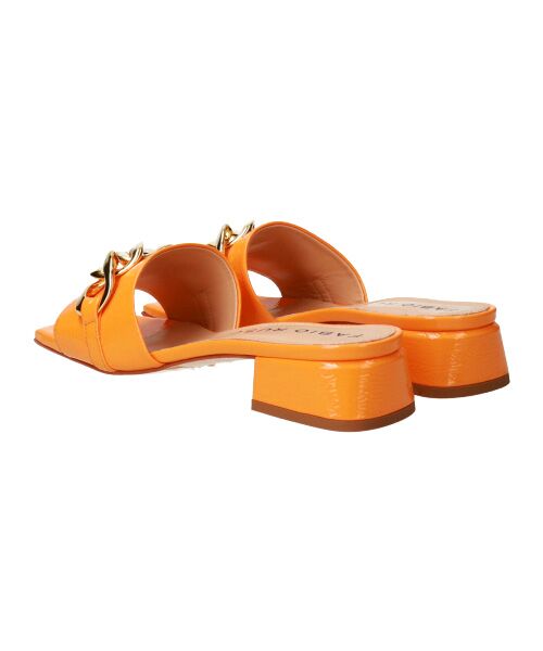 INTER-CHAUSSURES / インター ショシュール サンダル | 【FABIO RUSCONI】スクエアトウチェーンミュールサンダル-(F2011F) | 詳細11