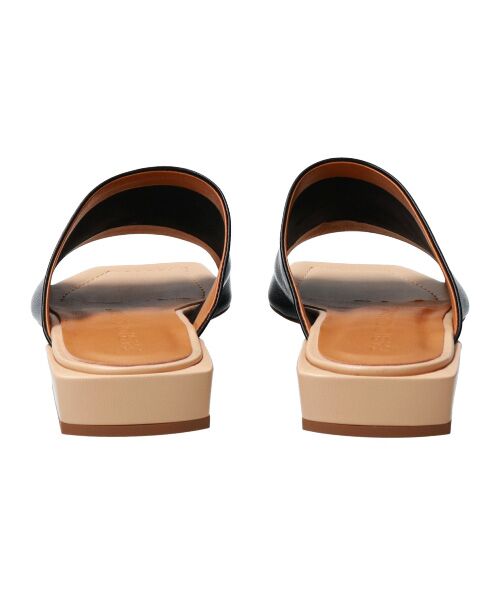 INTER-CHAUSSURES / インター ショシュール サンダル | 【FABIO RUSCONI】スクエアトウカバードローヒールサンダル-(F2203F) | 詳細5