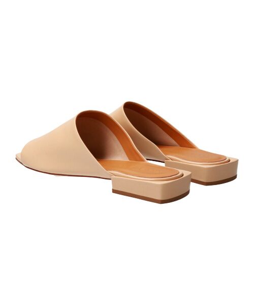 INTER-CHAUSSURES / インター ショシュール サンダル | 【FABIO RUSCONI】スクエアトウカバードローヒールサンダル-(F2203F) | 詳細13