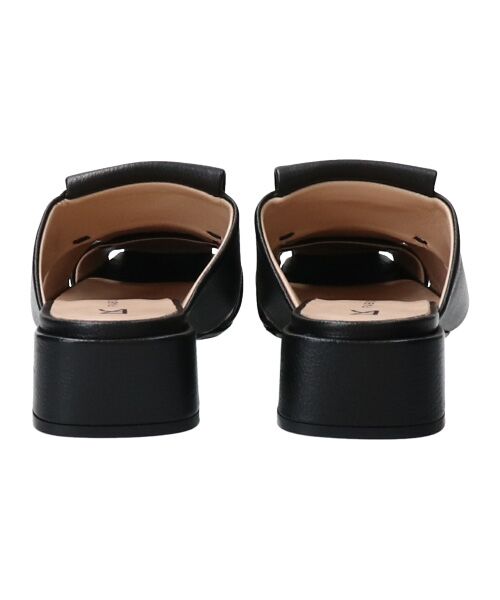 INTER-CHAUSSURES / インター ショシュール サンダル | 【FABIO RUSCONI】スクエアトウグルカミュールサンダル-(F2301F) | 詳細4