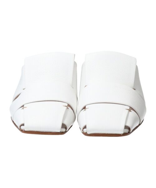 INTER-CHAUSSURES / インター ショシュール サンダル | 【FABIO RUSCONI】スクエアトウグルカミュールサンダル-(F2301F) | 詳細10