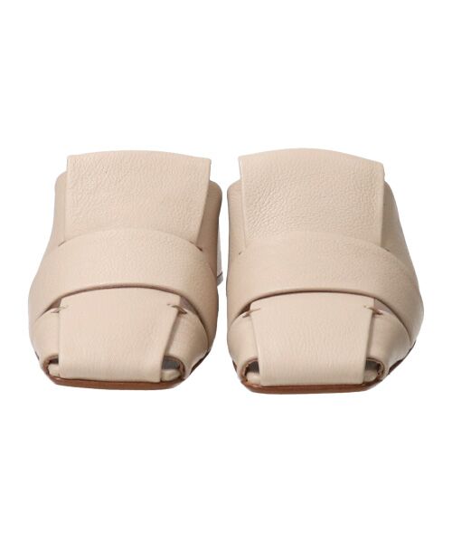 INTER-CHAUSSURES / インター ショシュール サンダル | 【FABIO RUSCONI】スクエアトウグルカミュールサンダル-(F2301F) | 詳細20