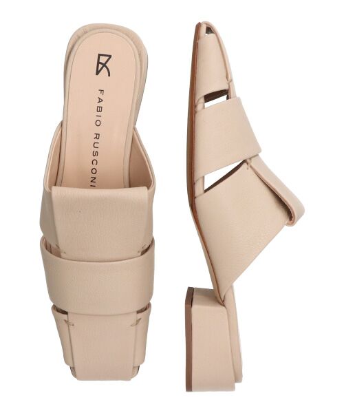 INTER-CHAUSSURES / インター ショシュール サンダル | 【FABIO RUSCONI】スクエアトウグルカミュールサンダル-(F2301F) | 詳細27