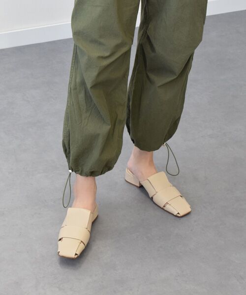 INTER-CHAUSSURES / インター ショシュール サンダル | 【FABIO RUSCONI】スクエアトウグルカミュールサンダル-(F2301F) | 詳細29