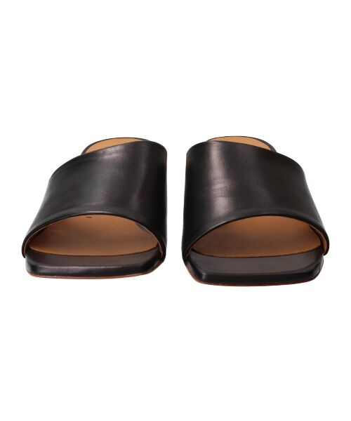 INTER-CHAUSSURES / インター ショシュール サンダル | 【FABIO RUSCONI】スクエアトウスプールヒールミュール-(F2302F) | 詳細1