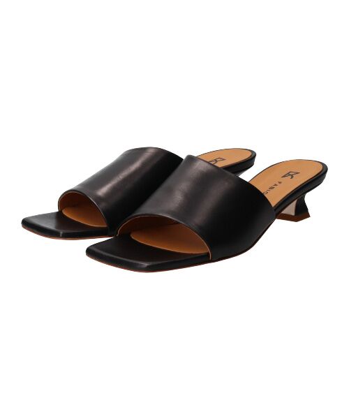 INTER-CHAUSSURES / インター ショシュール サンダル | 【FABIO RUSCONI】スクエアトウスプールヒールミュール-(F2302F) | 詳細2