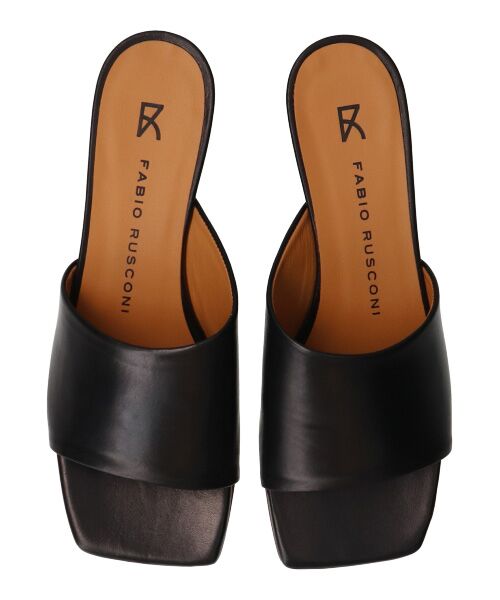 INTER-CHAUSSURES / インター ショシュール サンダル | 【FABIO RUSCONI】スクエアトウスプールヒールミュール-(F2302F) | 詳細7
