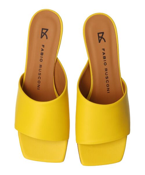 INTER-CHAUSSURES / インター ショシュール サンダル | 【FABIO RUSCONI】スクエアトウスプールヒールミュール-(F2302F) | 詳細13