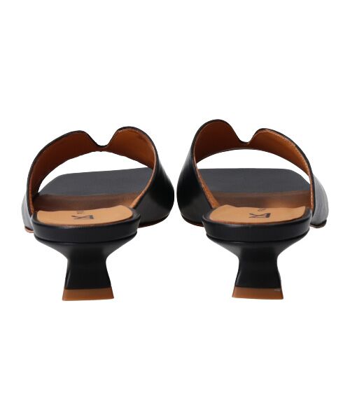 セール】 【FABIO RUSCONI】スクエアトウスリットミュール