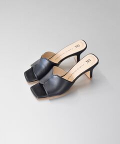 INTER-CHAUSSURES / インター ショシュール サンダル | 【FABIO RUSCONI】スクエアトウセンターシームミュール-(F2304F)