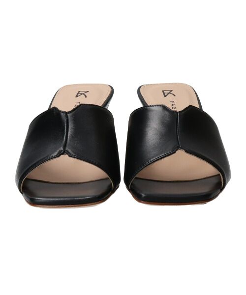 INTER-CHAUSSURES / インター ショシュール サンダル | 【FABIO RUSCONI】スクエアトウセンターシームミュール-(F2304F) | 詳細1