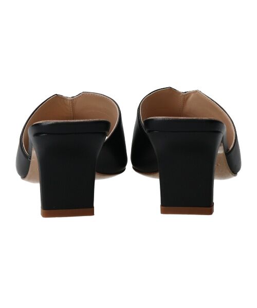 INTER-CHAUSSURES / インター ショシュール サンダル | 【FABIO RUSCONI】スクエアトウセンターシームミュール-(F2304F) | 詳細4