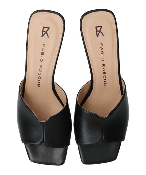 INTER-CHAUSSURES / インター ショシュール サンダル | 【FABIO RUSCONI】スクエアトウセンターシームミュール-(F2304F) | 詳細5